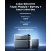 Anker SOLIX E10, Smart Inlet Box and Extra Battery, 12kWh Expandable to 90kWh, 10kW Turbo Output, Manual Backup, Reduce Bills, NEMA 4 & 3R, Up to 12-Month 0% APR(E10+Smart Inlet Box)