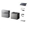 Anker SOLIX E10, Smart Inlet Box and Extra Battery, 12kWh Expandable to 90kWh, 10kW Turbo Output, Manual Backup, Reduce Bills, NEMA 4 & 3R, Up to 12-Month 0% APR(2x 400W Solar +Smart Generator 5500)