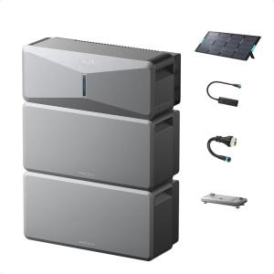 Anker SOLIX E10, Smart Inlet Box and Extra Battery, 12kWh Expandable to 90kWh, 10kW Turbo Output, Manual Backup, Reduce Bills, NEMA 4 & 3R, Up to 12-Month 0% APR(E10+B6000 Battery)