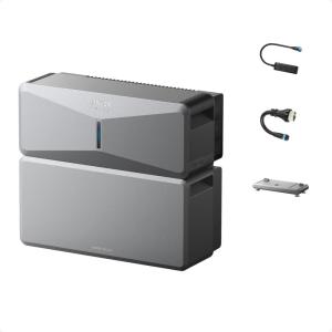 Anker SOLIX E10, Smart Inlet Box and Extra Battery, 12kWh Expandable to 90kWh, 10kW Turbo Output, Manual Backup, Reduce Bills, NEMA 4 & 3R, Up to 12-Month 0% APR(E10)