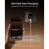 Anker Smart Display Charger,Anker Nano 45W Max GaN Fast Charging USB C Charger Block,180° Foldable Plug,Smart Recognition,Built-in Care Mode,for iPhone17/16/15(Non-Battery,One USB-C Port,No Cable)(Black)