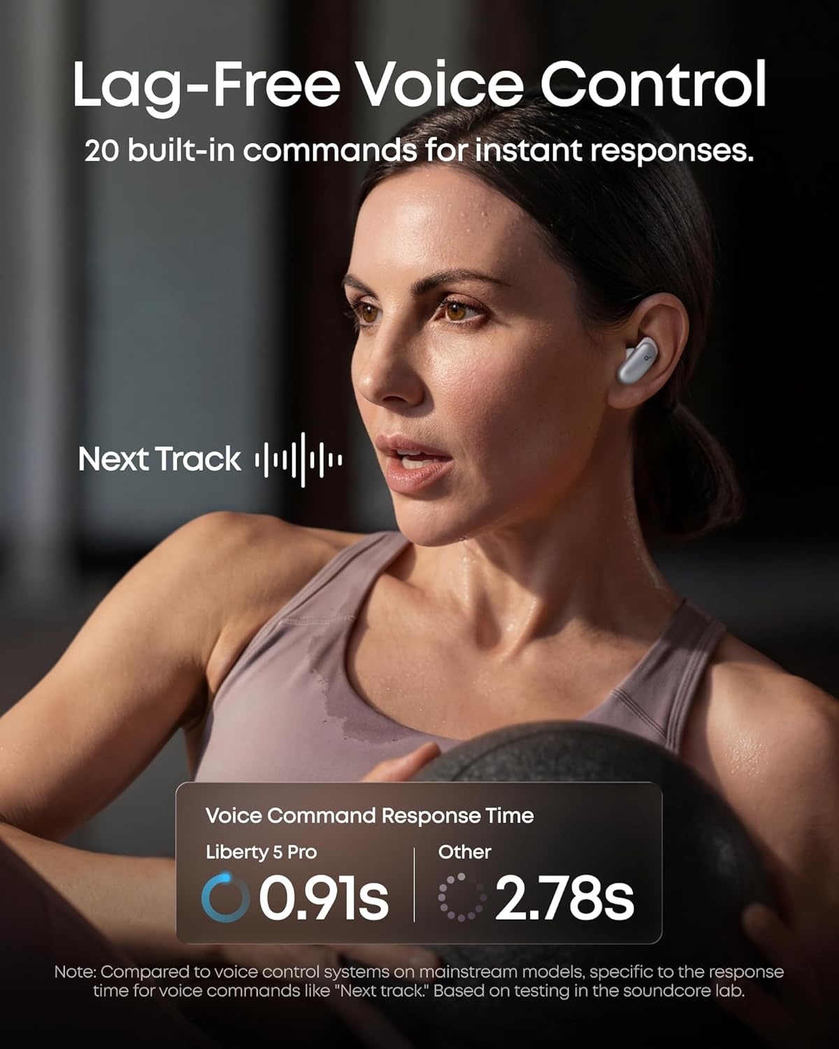 image:imageSoundcore Anker Liberty 5 Pro MaxAI NoteTaker Wireless EarbudsNoise Cancelling178 AMOLED DisplayWhisperClear CallsAI Meeting Transcription for BusinessPearl White