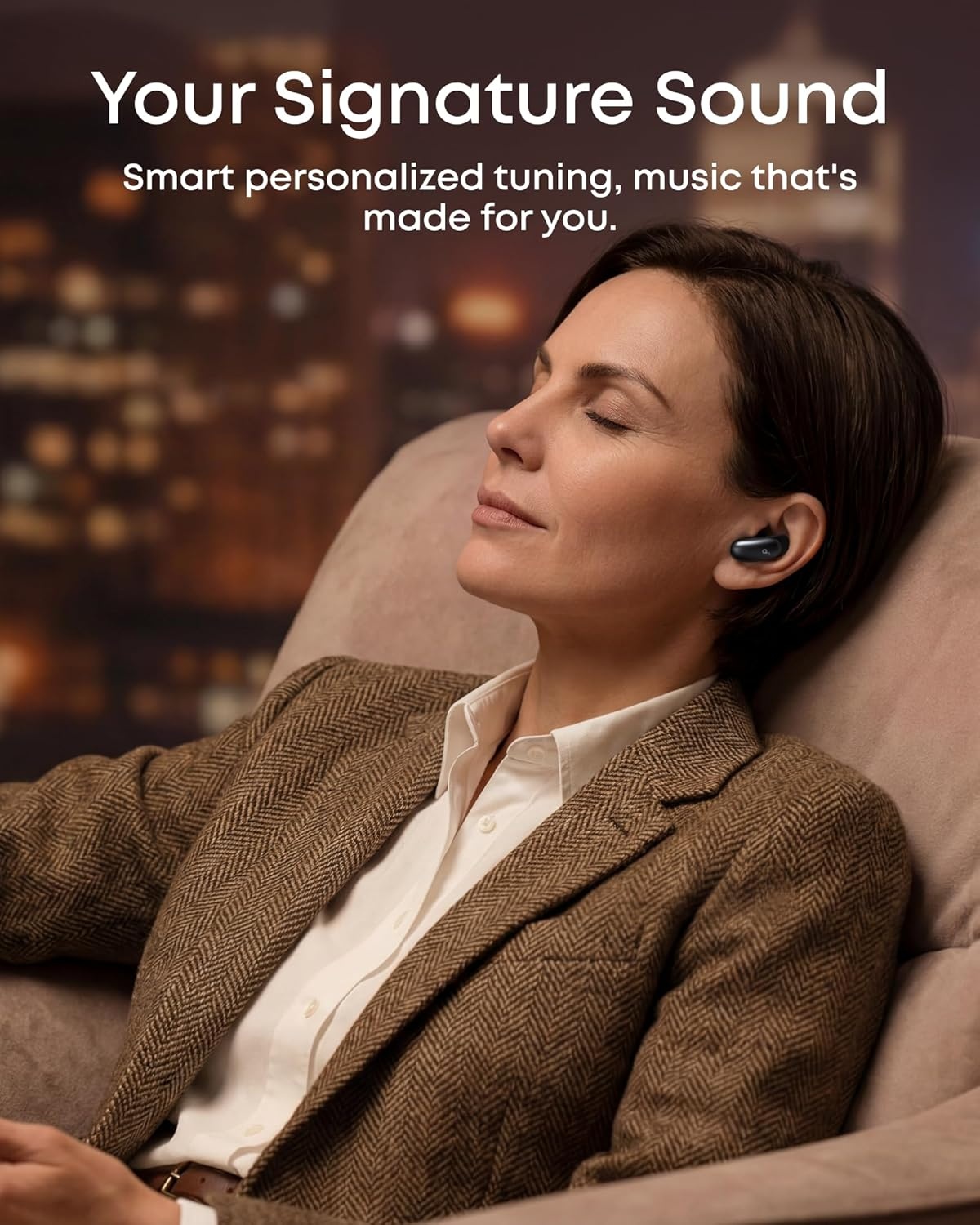 image:imageSoundcore Anker Liberty 5 Pro MaxAI NoteTaker Wireless EarbudsNoise Cancelling178 AMOLED DisplayWhisperClear CallsAI Meeting Transcription for BusinessMidnight Black