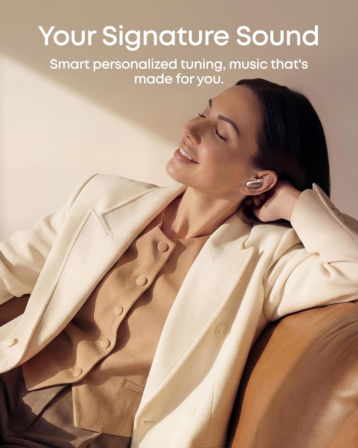 image:imageSoundcore Anker Liberty 5 Pro MaxAI NoteTaker Wireless EarbudsNoise Cancelling178 AMOLED DisplayWhisperClear CallsAI Meeting Transcription for BusinessRose Gold