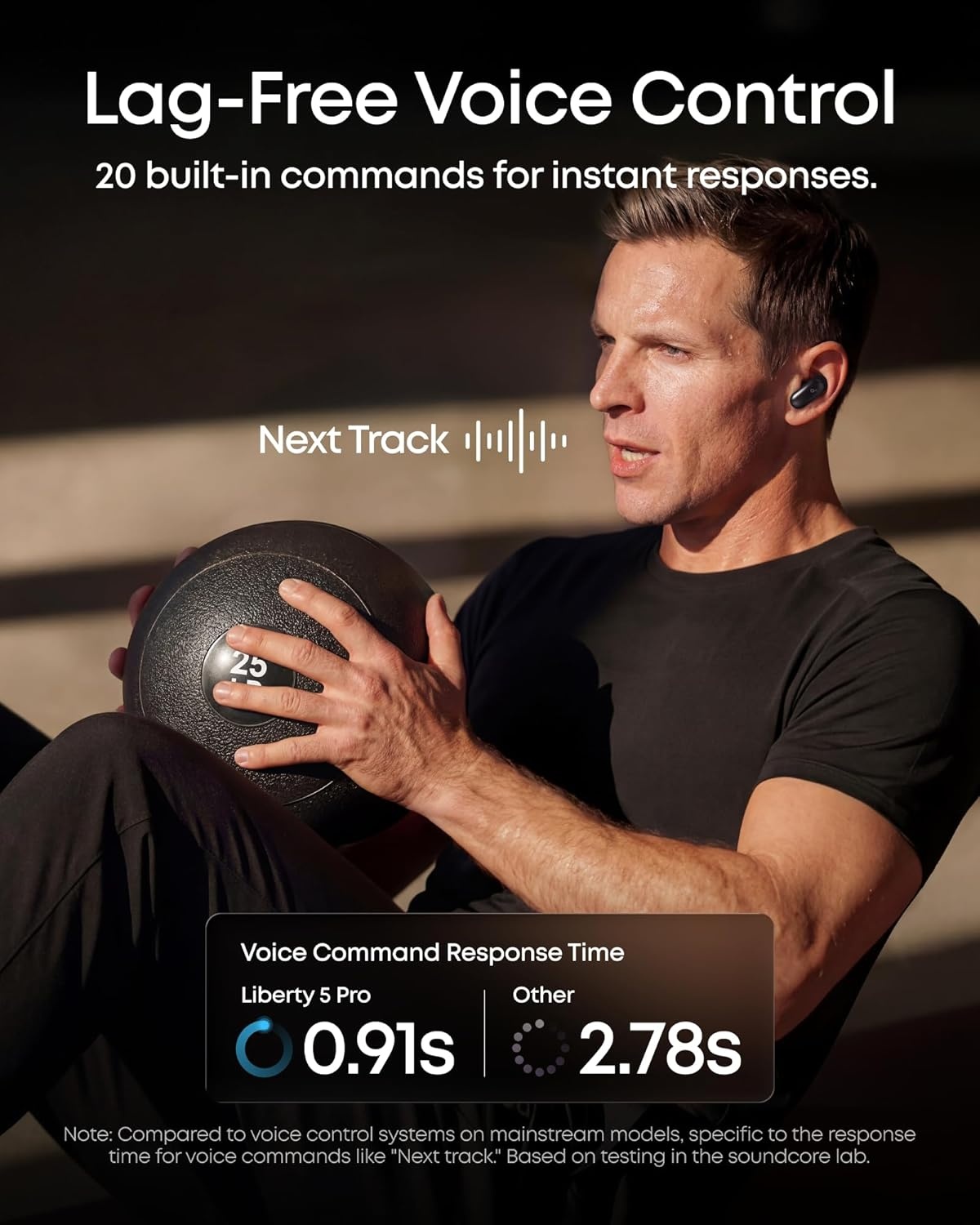image:imageSoundcore Anker Liberty 5 Pro MaxAI NoteTaker Wireless EarbudsNoise Cancelling178 AMOLED DisplayWhisperClear CallsAI Meeting Transcription for BusinessMidnight Black