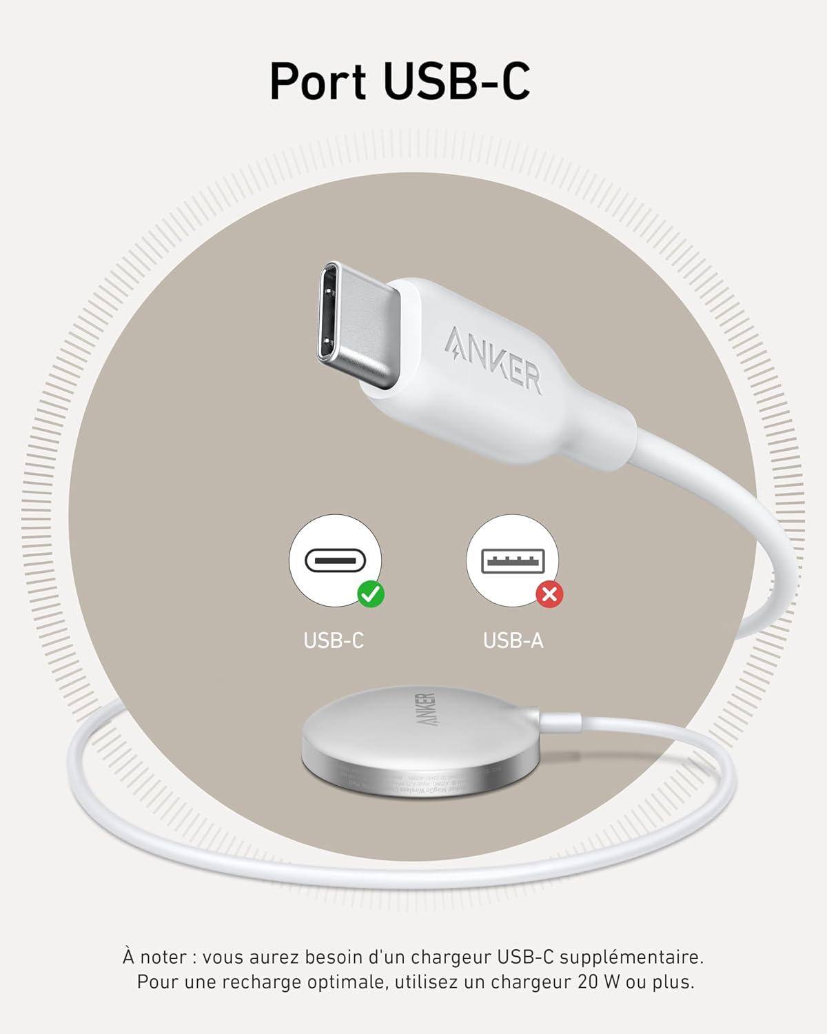 imageAnker 15W MagGo Ultra Fast iPhone Induction Charger Pad MagSafe Compatible Qi2 Certified for iPhone 1515 PlusProPro Max14 Series Mains Power Not Includedwhite