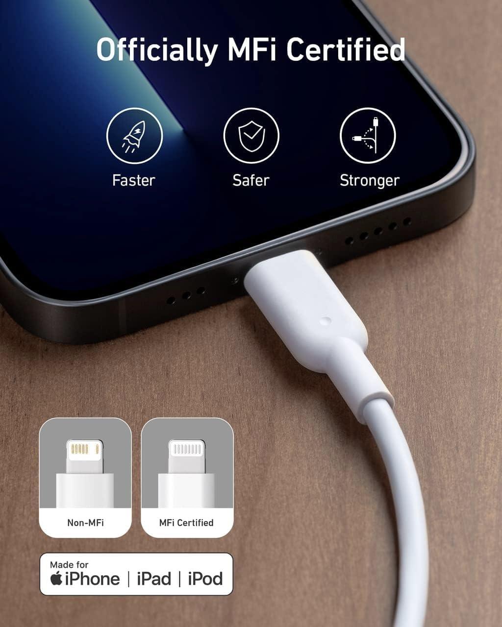 imageAnker 511 20W Nano USBC Charger Fast Durable ampamp Compact PIQ 30 for iPhone 1413 Galaxy Pixel 43 iPadiPad Mini 1 x 6ft C to C Cable