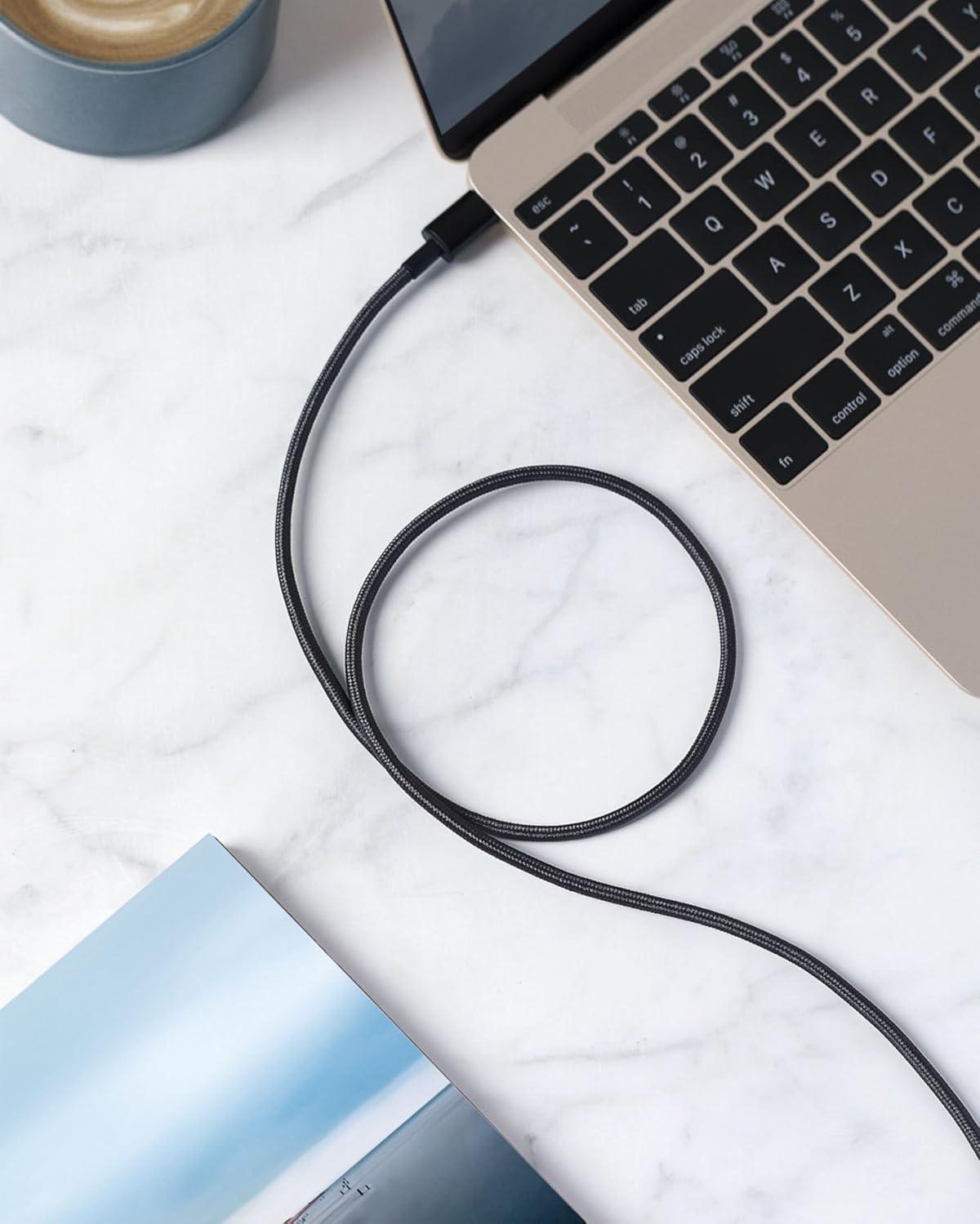 imageAnker USB C Cable 2 Pack USBA to USBC Charging Cable 331 USB C to USB 20 Dual Braided Nylon Type C Charging Cable for iPhone 1717 PlusPro17 ProMax Samsung Galaxy S10 LG V306ft RedBlack
