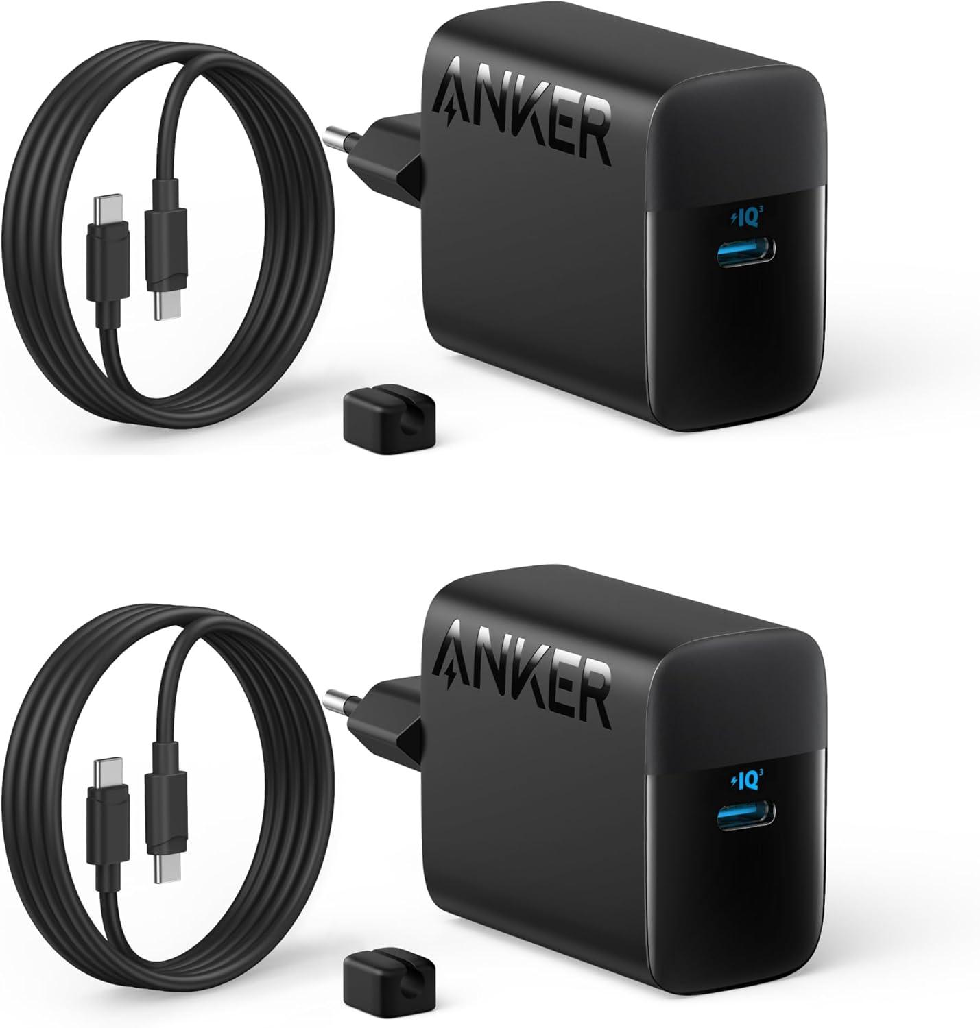 imageAnker USB C Fast Charger 45 W iPhone Samsung Fast Charging with USB C Cable Compatible with PPS for Samsung Galaxy S24 UltraS24S23S23S22Note20 iPhone 1717 Pro Pixel and MoreBlack