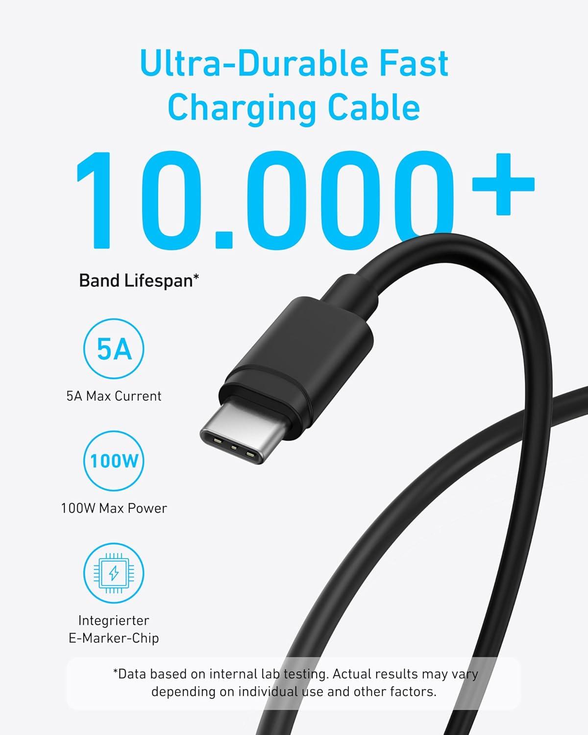 imageAnker USB C Fast Charger 45 W iPhone Samsung Fast Charging with USB C Cable Compatible with PPS for Samsung Galaxy S24 UltraS24S23S23S22Note20 iPhone 1717 Pro Pixel and MoreBlack