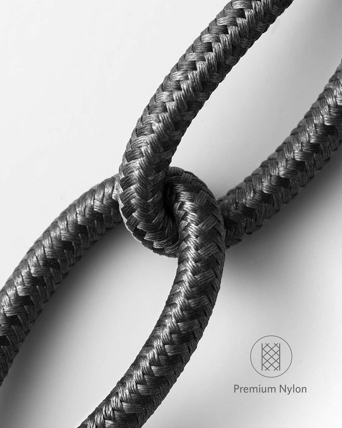 imageAnker iPhone Cable 6ft 331 Premium Nylon USBA to Lightning MFi Certified Charging Cable for iPhone SEXSXS MaxXRX8 Plus76 Plus iPad and MoreBlack