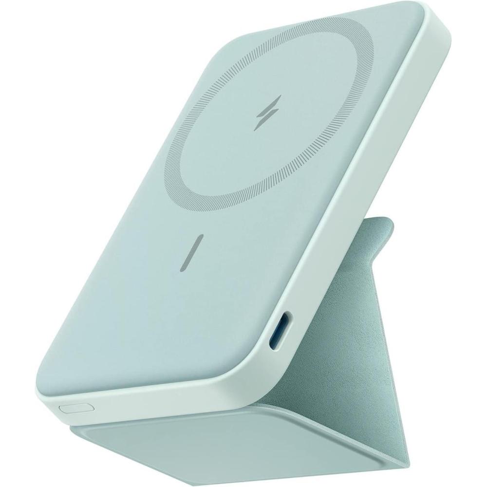 imageAnker 622 MagGo Wireless Magnetic External Battery 5000mAh Power Bank Fast Charging Foldable with USBC for iPhone 17 Pro Max16151413 SeriesGreen
