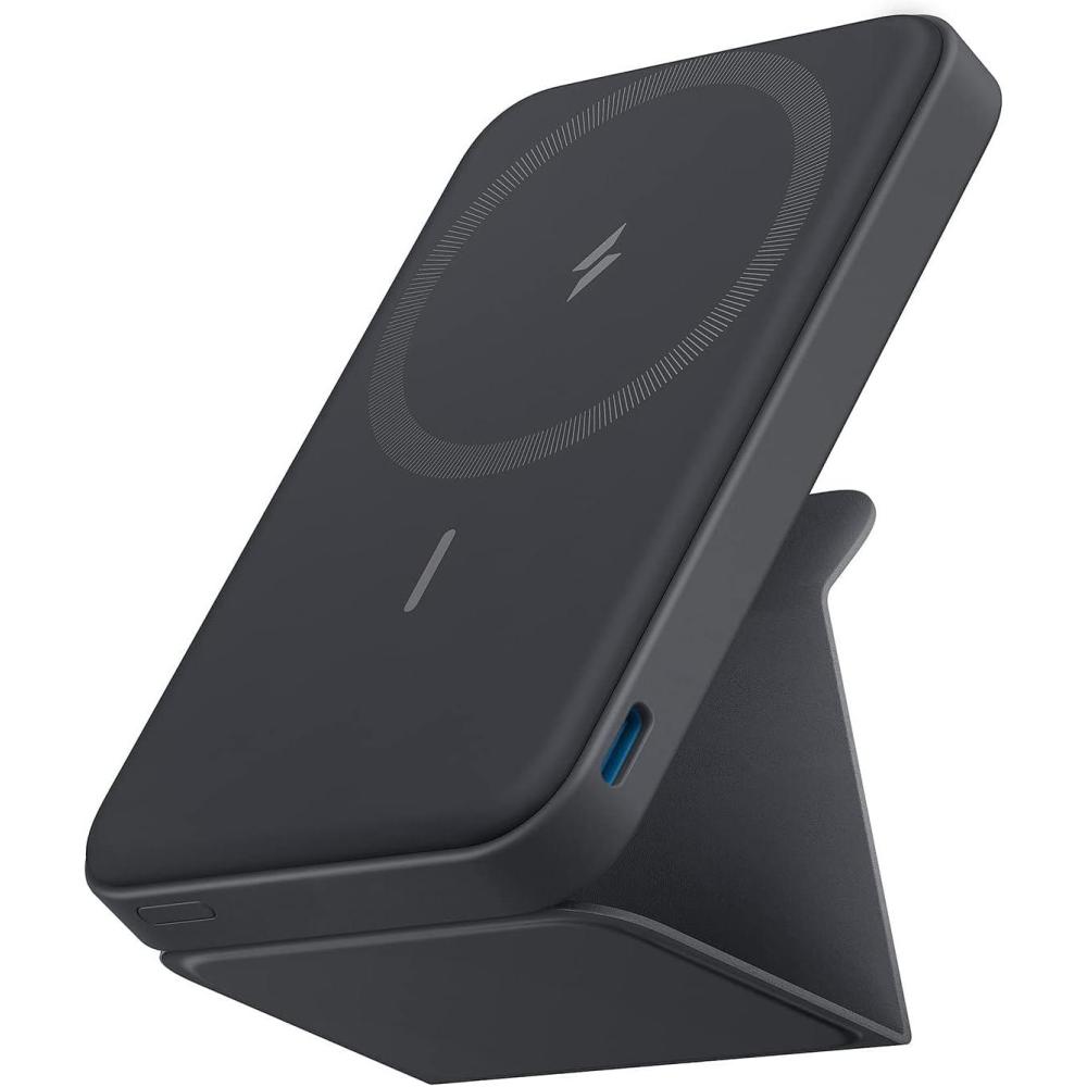 imageAnker 622 MagGo Wireless Magnetic External Battery 5000mAh Power Bank Fast Charging Foldable with USBC for iPhone 17 Pro Max16151413 SeriesInterstellar Grey