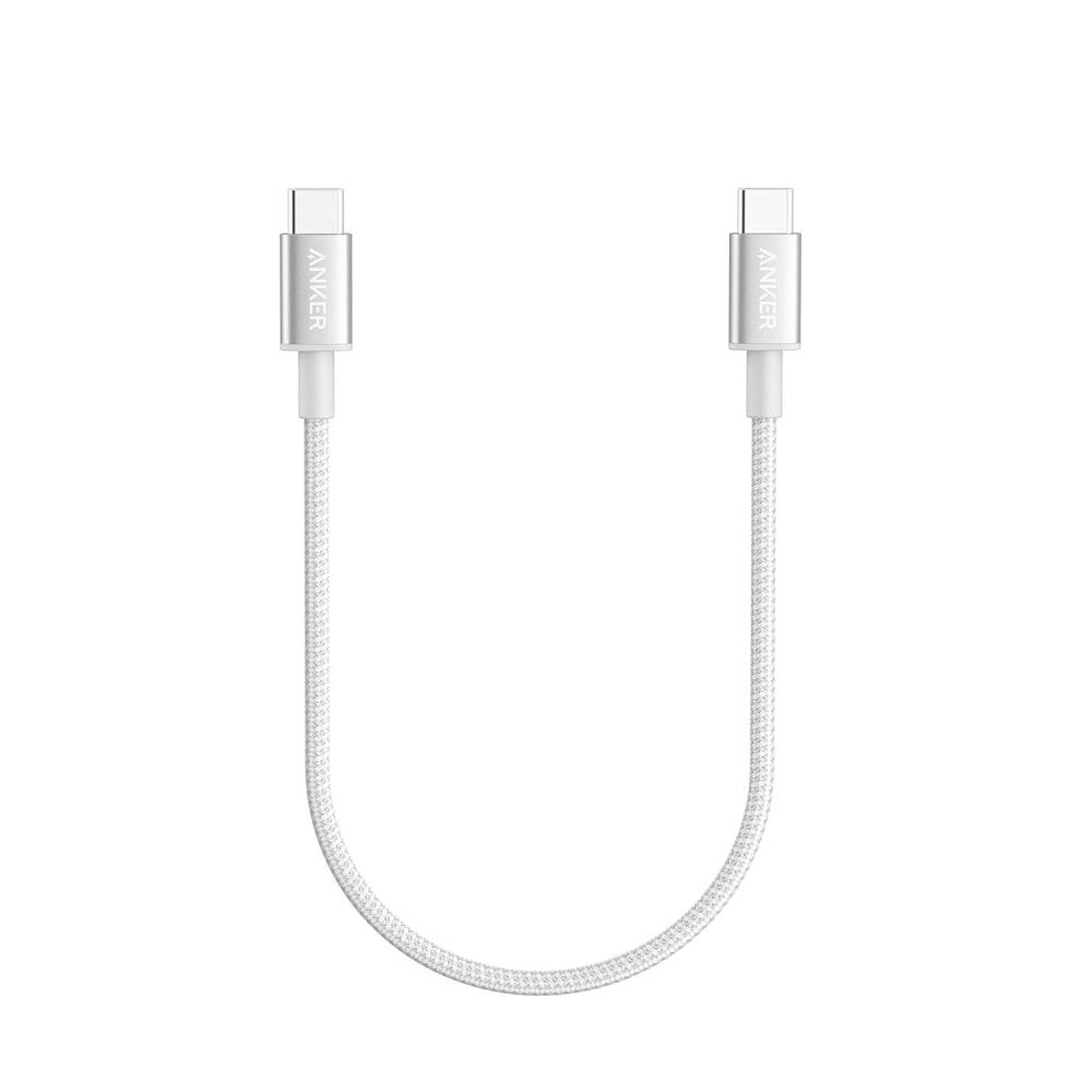 imageAnker USB C Cable 60W 2 Pack USB C to USB C 20 Cable Nylon Cable for iPhone 1616 Pro16 Plus1516 ProMax iPad AirMiniPro 2024 MacBook Pro 2024 Samsung Galaxy S23 Switch 1m Redwhite