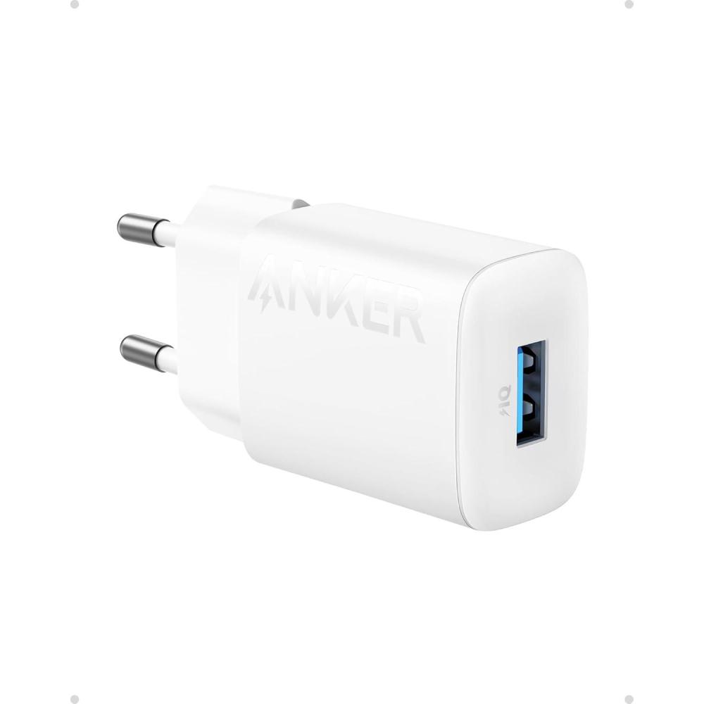 imageAnker USBA Charger 12W Fast Wall Adapter Compact USB Charger Block Compatible with iPhone 15141312 Series Galaxy iPad Air etcwhite