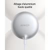 Anker 15W MagGo Ultra Fast iPhone Induction Charger (Pad), MagSafe Compatible, Qi2 Certified, for iPhone 15/15 Plus/Pro/Pro Max/14 Series (Mains Power Not Included)(white)