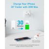 Anker 20W USB C iPhone Charger, iPad Charger, Fast Charging, Compatible with iPhone 17/17 Plus/iPhone 17 Pro Max/16/iPad and Others (1.5m USB C Cable Included)(white)