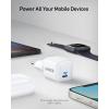 Anker 511 20W Nano USB-C Charger, Fast, Durable & Compact PIQ 3.0, for iPhone 14/13, Galaxy, Pixel 4/3, iPad/iPad Mini (+ 1 x 6ft C to C Cable)