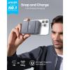 Anker 622 MagGo Wireless Magnetic External Battery 5000mAh, Power Bank Fast Charging, Foldable with USB-C for iPhone 17 Pro Max/16/15/14/13 Series(Interstellar Grey)