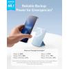 Anker 622 MagGo Wireless Magnetic External Battery 5000mAh, Power Bank Fast Charging, Foldable with USB-C for iPhone 17 Pro Max/16/15/14/13 Series(Misty Blue)