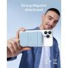 Anker 622 MagGo Wireless Magnetic External Battery 5000mAh, Power Bank Fast Charging, Foldable with USB-C for iPhone 17 Pro Max/16/15/14/13 Series(Misty Blue)