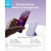 Anker 622 MagGo Wireless Magnetic External Battery 5000mAh, Power Bank Fast Charging, Foldable with USB-C for iPhone 17 Pro Max/16/15/14/13 Series(Violet)