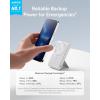 Anker 622 MagGo Wireless Magnetic External Battery 5000mAh, Power Bank Fast Charging, Foldable with USB-C for iPhone 17 Pro Max/16/15/14/13 Series(White Dolomite)