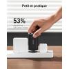 Anker Chargeur USB C (Nano II 65 W), station 3 ports, PPS, Rapide, bloc d&rsquo;alimentation USB C compact pour MacBook Pro, iPad Pro, Steam Deck, Galaxy S20, Dell XPS 13, Note 20/10+, iPhone 16/15, Pixel(Negro)