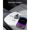 Anker Compact Fast Car Cigarette Lighter Charger 3 Ports 67W – High Speed Charging for iPhone 17/16, Galaxy S23, iPad Air and More – USB-C to USB-C Cable Included for Easy Connection