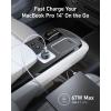 Anker Compact Fast Car Cigarette Lighter Charger 3 Ports 67W – High Speed Charging for iPhone 17/16, Galaxy S23, iPad Air and More – USB-C to USB-C Cable Included for Easy Connection