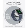 Anker MagGo 3 in 1 15W Induction Charger Compatible with MagSafe and Qi2 Certified, Induction Charging Cradle for iPhone Series 16/15/14/13, AirPods, Apple Watch (Charger and USB C Cable Included)(Noir)