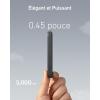 Anker MagGo 621 Wireless Magnetic External Battery 5000 mAh, Fast Charging, Foldable and with USB-C for iPhone Series 16 pro/15/14/13/12 and Others (Black)(Black)