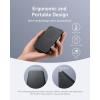 Anker MagGo Powerbank, 10000mAh Ultra Thin Magnetic Battery, Qi2 Certified, Portable, MagSafe Ultra Fast 15W Charger, Ergonomic Design, Only for iPhone 17/16/15/14(Black)