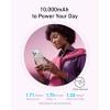 Anker MagGo Powerbank, 10000mAh Ultra Thin Magnetic Battery, Qi2 Certified, Portable, MagSafe Ultra Fast 15W Charger, Ergonomic Design, Only for iPhone 17/16/15/14(Pink)