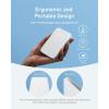 Anker MagGo Powerbank, 10000mAh Ultra Thin Magnetic Battery, Qi2 Certified, Portable, MagSafe Ultra Fast 15W Charger, Ergonomic Design, Only for iPhone 17/16/15/14(white)