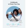 Anker MagGo Powerbank, 10000mAh Ultra Thin Magnetic Battery, Qi2 Certified, Portable, MagSafe Ultra Fast 15W Charger, Ergonomic Design, Only for iPhone 17/16/15/14(white)