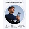 Anker MagGo Qi2 Magnetic External Battery 10000mAh 15W Compatible with Magsafe iPhone 17 16 15 14 Air Plus Pro Max USB C Fast Charge Portable Charger (USB-C Cable Included)(Blue)
