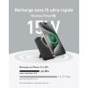 Anker MagGo Qi2 Magnetic External Battery 10000mAh 15W Compatible with Magsafe iPhone 17 16 15 14 Air Plus Pro Max USB C Fast Charge Portable Charger (USB-C Cable Included)(Black)