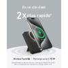 Anker MagGo Qi2 Magnetic External Battery 10000mAh 15W Compatible with Magsafe iPhone 17 16 15 14 Air Plus Pro Max USB C Fast Charge Portable Charger (USB-C Cable Included)(Black)