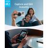 Anker MagGo USB-C Adapter, Portable Magnetic SD & TF Card Reader with Built-in Cable, 312MB/s Max Data Transfer, 10GB/s Upstream Data, Compatible with USB-C Devices, Photo, Video(Black)