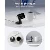 Anker MagGo iPhone 3 in 1 Induction Charger MagSafe 15W (Stand), Qi2 Certified Wireless Charger Compatible MagSafe, for iPhone 17/16/15/14, Apple Watch, AirPods Pro, and More (Adapter Included)(Noir)