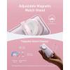 Anker Magnetic External Battery 10000mAh PD 35W with Built-in USB-C Cable, Power Bank Fast Charging, for Apple Watch, iPhone 17 Pro Max/17/15/14/13, Samsung, iPad, AirPods and Others (Black)(Pink)