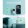 Anker Magnetic External Battery 10000mAh PD 35W with Built-in USB-C Cable, Power Bank Fast Charging, for Apple Watch, iPhone 17 Pro Max/17/15/14/13, Samsung, iPad, AirPods and Others (Black)(Green)
