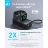 Anker Magnetic External Battery 10000mAh PD 35W with Built-in USB-C Cable, Power Bank Fast Charging, for Apple Watch, iPhone 17 Pro Max/17/15/14/13, Samsung, iPad, AirPods and Others (Black)(Black)