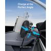 Anker Magnetic Induction Car Phone Holder 15W, Magsafe Induction Fast Car Charger 360° Adjustable Angle and Powerful Magnet Phone Holder for iPhone 17/16/15/14 Series (Cable and Adapter Included)