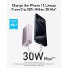 Anker Nano External Battery 10000mAh with Built-in USB-C Cable, Max Power PD 30W with 1 USB-C & A Port, Compatible with iPhone 17 Pro Max16//15/14/13, MacBook, Galaxy, iPad, AirPods(purple)