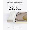 Anker Nano External Battery 5000mAh 22.5W, Built-in Foldable USB-C Connector, Compatible with iPhone 17 Pro Max/16/15, Samsung S22/23, Note20/10, Huawei, iPad Pro/Air, AirPods and More Encore (Black)(white)