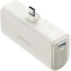 Anker Nano External Battery 5000mAh 22.5W, Built-in Foldable USB-C Connector, Compatible with iPhone 17 Pro Max/16/15, Samsung S22/23, Note20/10, Huawei, iPad Pro/Air, AirPods and More Encore (Black)(white)