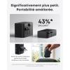 Anker Nano Universal Plug Adapter, 5 Ports Travel Adapter with 1 AC Socket, 2 USB A Ports and 2 USB C Ports, Intelligent Temperature Control, Use in Over 200 Countries(Black)
