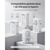 Anker Nano Universal Plug Adapter, 5 Ports Travel Adapter with 1 AC Socket, 2 USB A Ports and 2 USB C Ports, Intelligent Temperature Control, Use in Over 200 Countries(white)